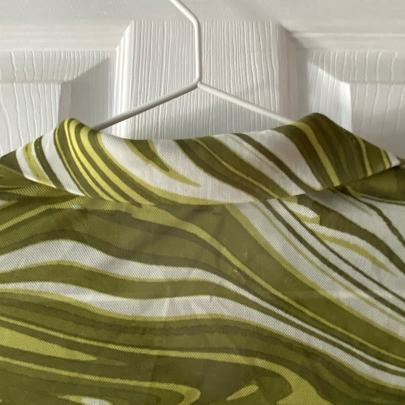 GARAGE - Mesh Button Up Long Sleeve Tee - Picture 6 of 8